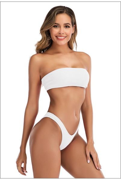 women's swimwear bikini women swimsuit solid set push up low waist bathing suits beach wear 2021 swimming suit for, White;black
women's swimwear bikini women swimsuit solid set push up low waist bathing suits beach wear 2021 swimming suit for, White;black