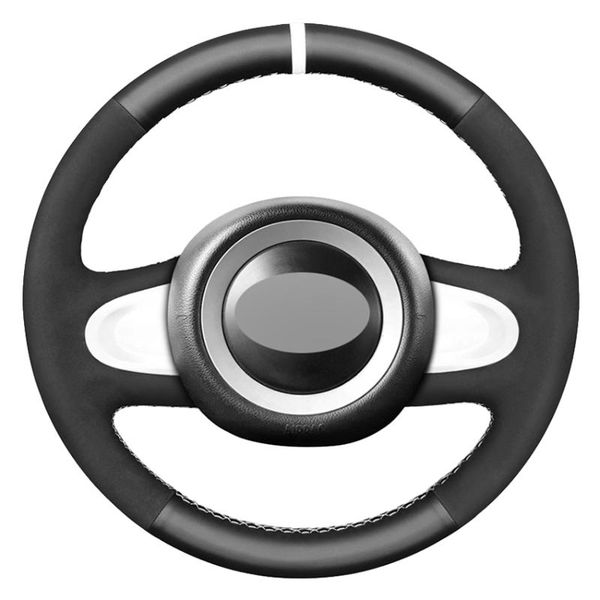 steering wheel covers black genuine leather suede car cover for mini cooper coupe countryman roadster clubman 2009-2013 (2-spoke)
steering wheel covers black genuine leather suede car cover for mini cooper coupe countryman roadster clubman 2009-2013 (2-spoke)