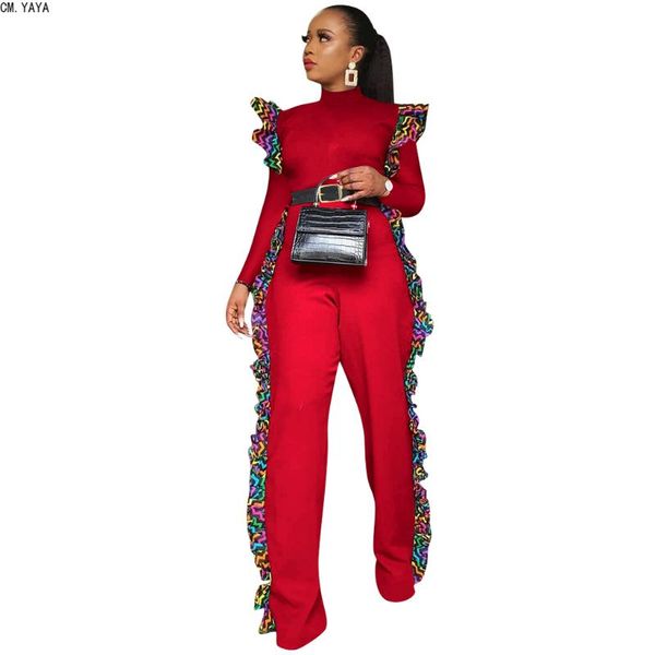 women's jumpsuits & rompers cm.yaya autumn winter women jumpsuit o neck long sleeve ruffles solid color night club party outfits one pi, Black;white
women's jumpsuits & rompers cm.yaya autumn winter women jumpsuit o neck long sleeve ruffles solid color night club party outfits one pi, Black;white