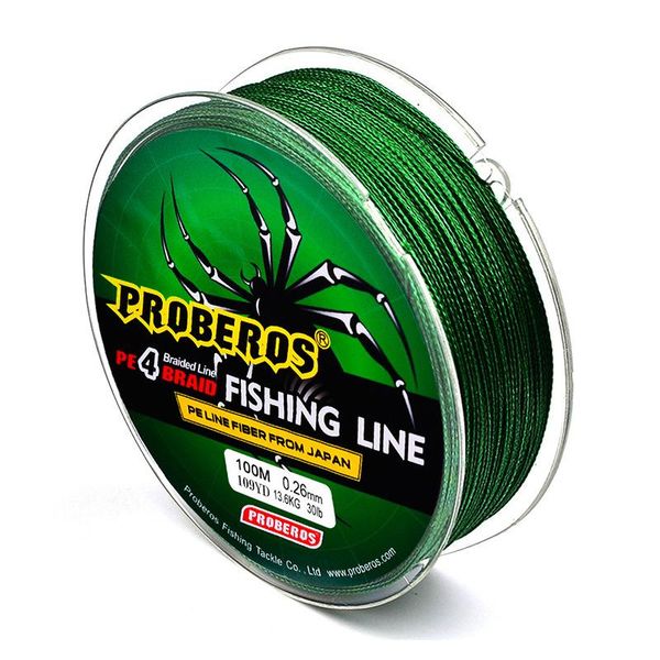 100m 4 weaves fishing line 8 strands braided multi filament pe 1.5/20lb carp braid
100m 4 weaves fishing line 8 strands braided multi filament pe 1.5/20lb carp braid