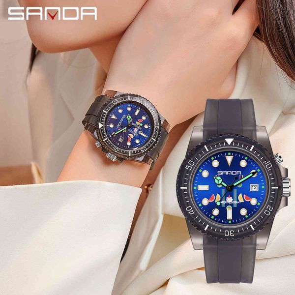 sanda luxury brand watch 5atm waterproof analog clock women quartz sports wristwatch transparent strap relógio, Slivery;brown
sanda luxury brand watch 5atm waterproof analog clock women quartz sports wristwatch transparent strap relógio, Slivery;brown