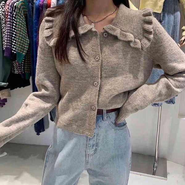 women's knits & tees female sweater knitted with frilly, doll turtleneck female sweater korean winter loose thin jacket trend 8kwv, White
women's knits & tees female sweater knitted with frilly, doll turtleneck female sweater korean winter loose thin jacket trend 8kwv, White