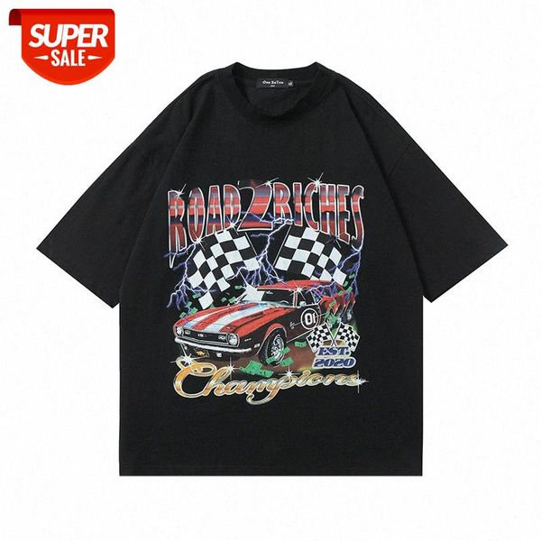 american racing printed short-sleeved t-shirt men's bf lazy fun flow loose round neck five-point sleeves #ig0c, White;black
american racing printed short-sleeved t-shirt men's bf lazy fun flow loose round neck five-point sleeves #ig0c, White;black