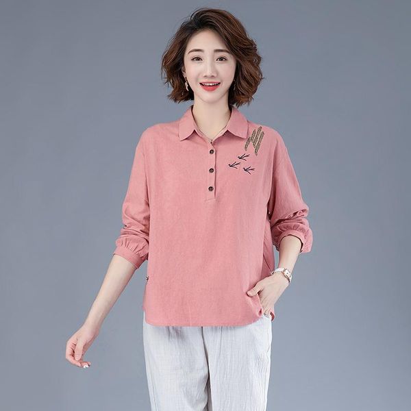 women's blouses & shirts coigarsam 3xl plus size full sleeve blouse women spring embroidery loose blusas womens and pink blue 8803, White
women's blouses & shirts coigarsam 3xl plus size full sleeve blouse women spring embroidery loose blusas womens and pink blue 8803, White