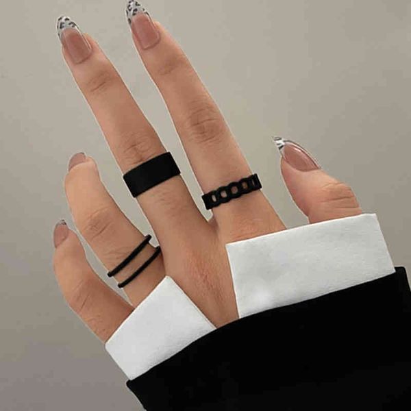 ifmia vintage black rings set for women girls punk metallic geometric simple adjustable finger trend jewelry gifts, Silver
ifmia vintage black rings set for women girls punk metallic geometric simple adjustable finger trend jewelry gifts, Silver