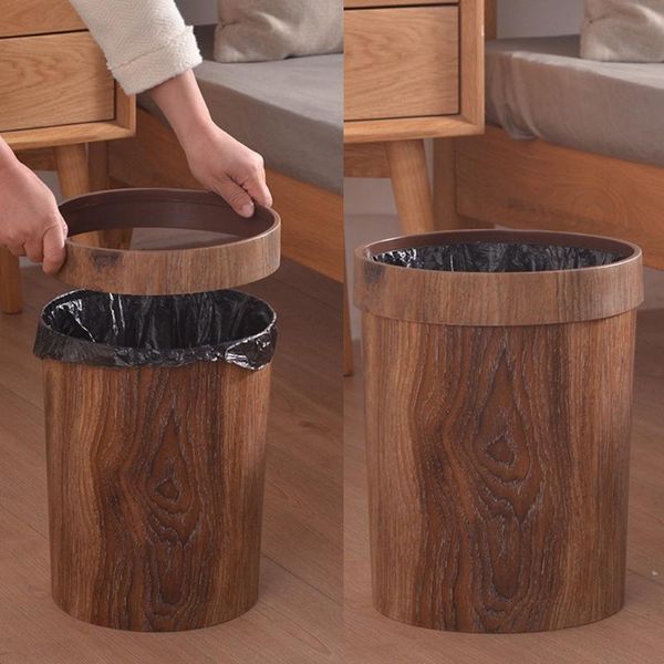 waste bins retro wood grain trash can home living room kitchen garbage bin office toilet paper basket bathroom bedroom supplies
waste bins retro wood grain trash can home living room kitchen garbage bin office toilet paper basket bathroom bedroom supplies