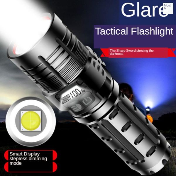 flashlights torches xhp70 super bright power torch usb charging smart electric display multi-tactical function strong light long
flashlights torches xhp70 super bright power torch usb charging smart electric display multi-tactical function strong light long