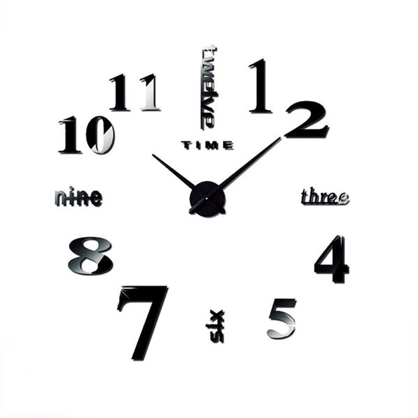 wall clocks large 3d mirror effect sticker digital clock home decoration modern design giant creative decor for living room
wall clocks large 3d mirror effect sticker digital clock home decoration modern design giant creative decor for living room