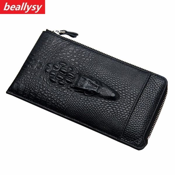 wallets genuine leather alligator wallet men coin purse male vintage clutch fashion card holder, Red;black
wallets genuine leather alligator wallet men coin purse male vintage clutch fashion card holder, Red;black