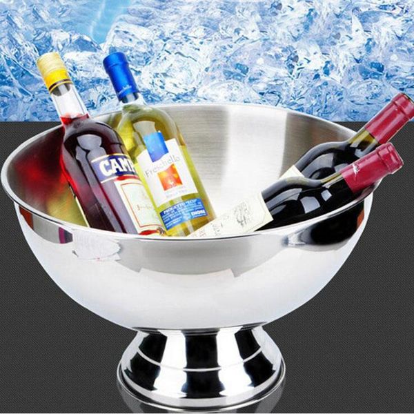 thickening stainless steel big size basin champagne ice bucket wine cooler drink chiller party salad bowl buckets and coolers
thickening stainless steel big size basin champagne ice bucket wine cooler drink chiller party salad bowl buckets and coolers