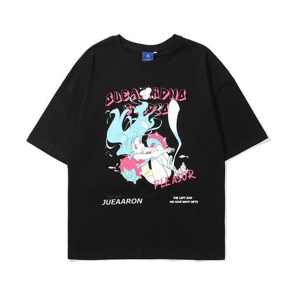 summer new cartoon short sleeve t-shirt men and women fashion brand couple lovely student loose half sleeve clothes, White;black
summer new cartoon short sleeve t-shirt men and women fashion brand couple lovely student loose half sleeve clothes, White;black