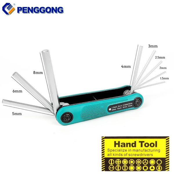 furniture accessories penggong folding hex screwdriver chrome vanadium steel screw multi-size hexagonal for bicycle appliance repair tool
furniture accessories penggong folding hex screwdriver chrome vanadium steel screw multi-size hexagonal for bicycle appliance repair tool
