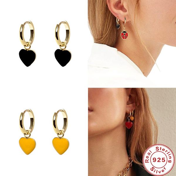 hoop & huggie aide s925 silver earrings geometric heart-shaped oil drip all-match for women girls 2021 trend kolczyki damskie, Golden;silver
hoop & huggie aide s925 silver earrings geometric heart-shaped oil drip all-match for women girls 2021 trend kolczyki damskie, Golden;silver
