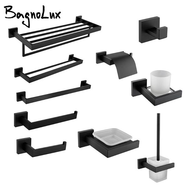 bath accessory set black wall-mounted stainless steel clothes hook toilet paper holder towel bar kitchen facilities hardware bathroom access
bath accessory set black wall-mounted stainless steel clothes hook toilet paper holder towel bar kitchen facilities hardware bathroom access