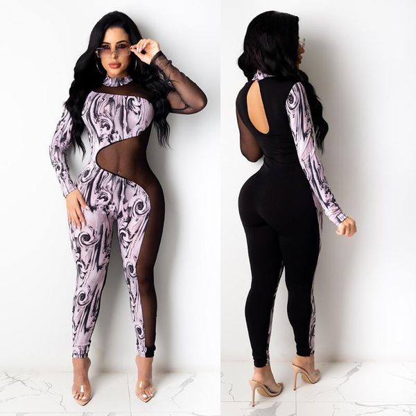 women's jumpsuits & rompers leopard print mesh see-through backless hollow out long sleeve graphic neck bodycon women 2021 spring, Black;white
women's jumpsuits & rompers leopard print mesh see-through backless hollow out long sleeve graphic neck bodycon women 2021 spring, Black;white