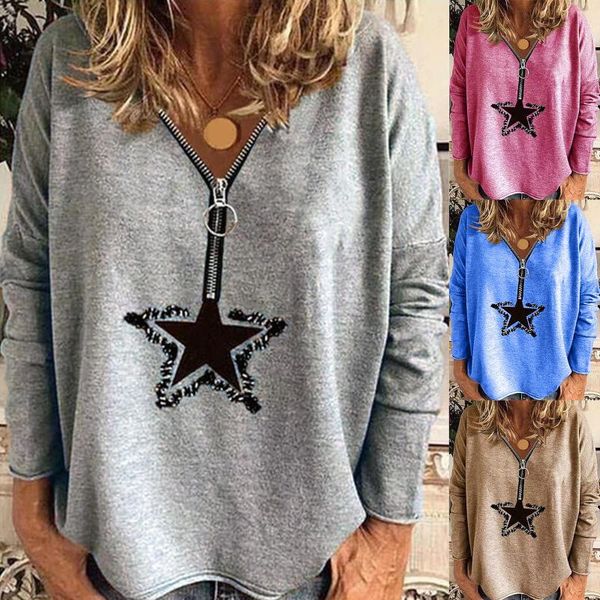 women's hoodies & sweatshirts 2021 autumn casual women blouse shirts retro v neck button long sleeve elegant office ladies plus size s, Black
women's hoodies & sweatshirts 2021 autumn casual women blouse shirts retro v neck button long sleeve elegant office ladies plus size s, Black