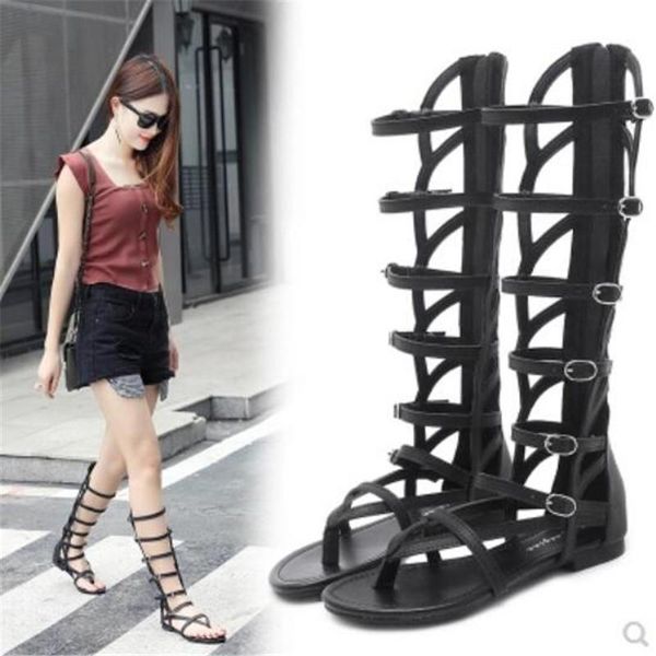 sandals summer women's shoes flat flip flops 2021 cool and hollow flat-heeled high-fashion show 4-8 9 bbzai, Black
sandals summer women's shoes flat flip flops 2021 cool and hollow flat-heeled high-fashion show 4-8 9 bbzai, Black
