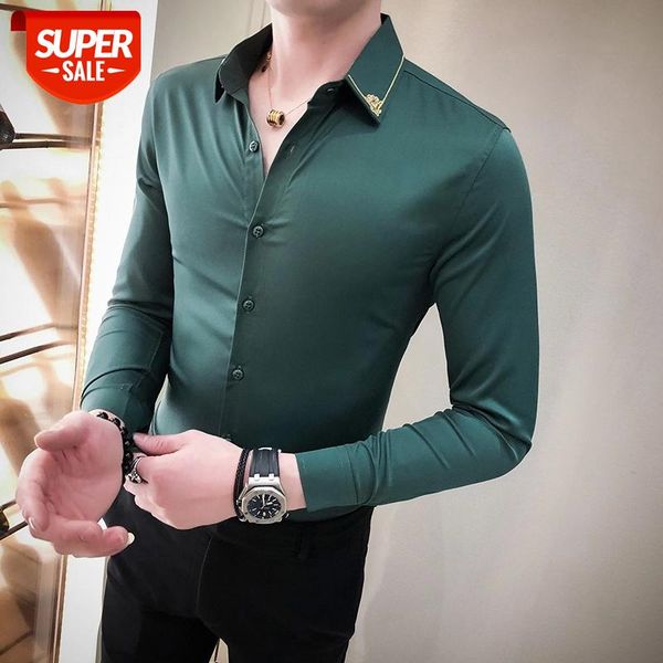 2020 men's classic style hawaiian slim fit shirt male long sleeve multicolor french cuff mens fashion shirts camisa masculina #4c2a, White;black
2020 men's classic style hawaiian slim fit shirt male long sleeve multicolor french cuff mens fashion shirts camisa masculina #4c2a, White;black