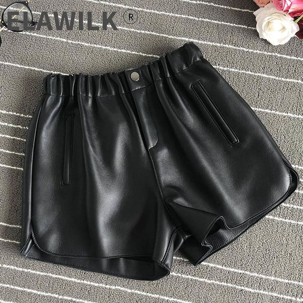 women's shorts fall/winter real leather wide-leg chic elastic waist high-waist women a606, White;black
women's shorts fall/winter real leather wide-leg chic elastic waist high-waist women a606, White;black