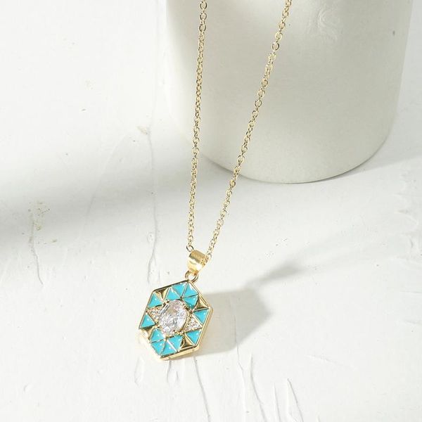 pendant necklaces 2021 gold necklace for women blue triangle simple rhinestone fashion femme jewelry gift accessories, Silver
pendant necklaces 2021 gold necklace for women blue triangle simple rhinestone fashion femme jewelry gift accessories, Silver