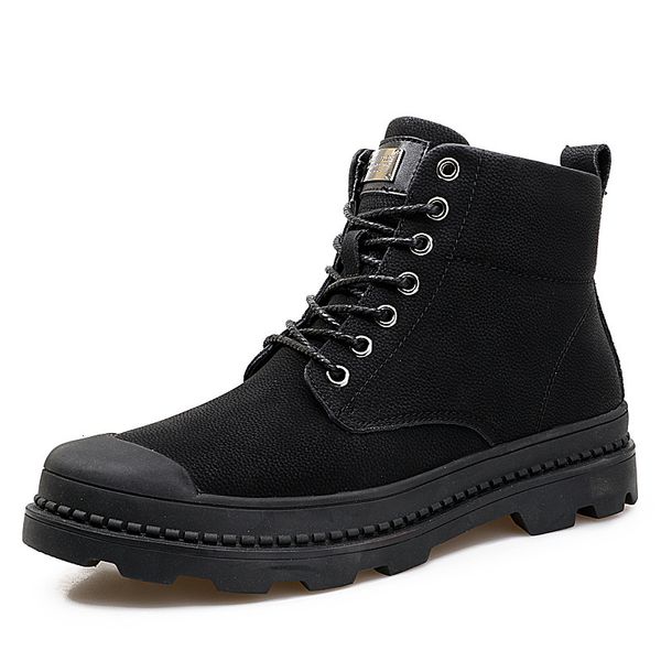 boot winter outdoor leather ankle boots fashion mark autumn men shoes with warm skin snowboots zm7d, Black
boot winter outdoor leather ankle boots fashion mark autumn men shoes with warm skin snowboots zm7d, Black