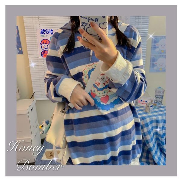 women's hoodies & sweatshirts japanese autumn student sweatshirt preppy lamb cake print women pullover girl loose causal salt series st, Black
women's hoodies & sweatshirts japanese autumn student sweatshirt preppy lamb cake print women pullover girl loose causal salt series st, Black
