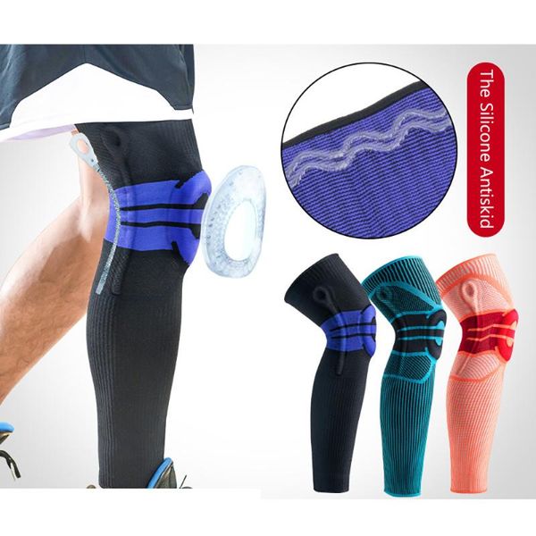 1pc long knee pads silicone spring full joints protector men basketball running sports gym compression meniscus elbow &, Black;gray
1pc long knee pads silicone spring full joints protector men basketball running sports gym compression meniscus elbow &, Black;gray