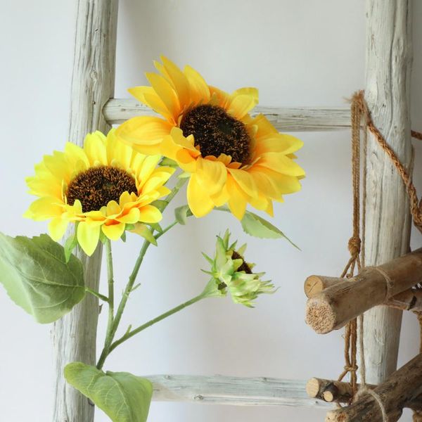decorative flowers & wreaths 3 heads artificial sunflower for home decoration office party garden fence park simulation big yellow fake
decorative flowers & wreaths 3 heads artificial sunflower for home decoration office party garden fence park simulation big yellow fake