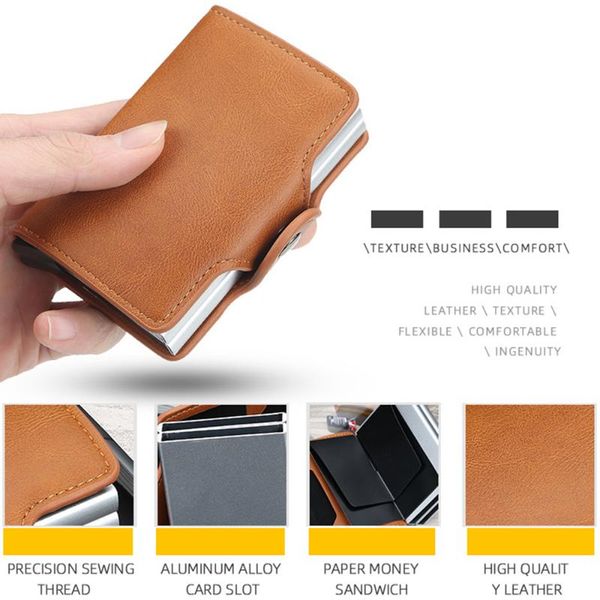 wallets pu leather men's wallet mini rfid id card holder business money bag male vintage black hasp purse for drop, Red;black
wallets pu leather men's wallet mini rfid id card holder business money bag male vintage black hasp purse for drop, Red;black