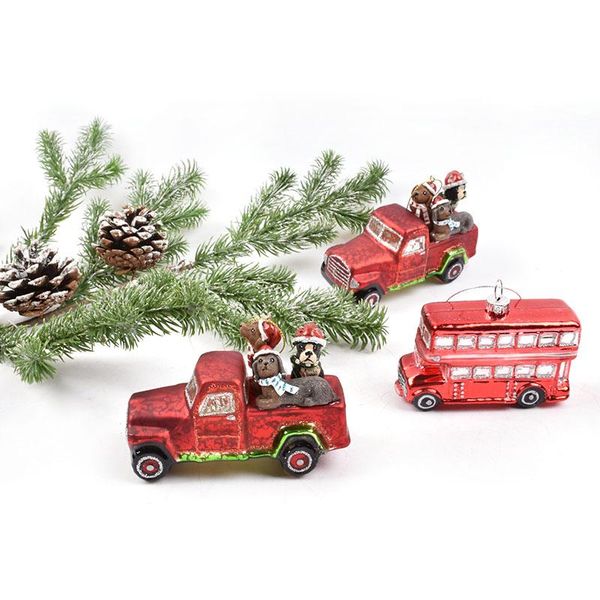 christmas decorations decoration supplies scene layout dress up glass car ornaments red bus truck shape pendant
christmas decorations decoration supplies scene layout dress up glass car ornaments red bus truck shape pendant