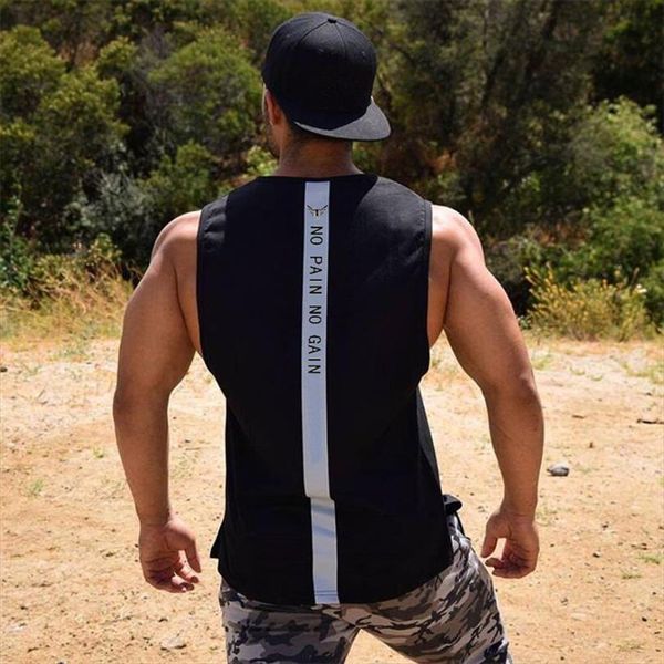 fitness clothing tank men canotta bodybuilding sleeveless shirt gyms singlet workout tankmuscle tee, White;black
fitness clothing tank men canotta bodybuilding sleeveless shirt gyms singlet workout tankmuscle tee, White;black