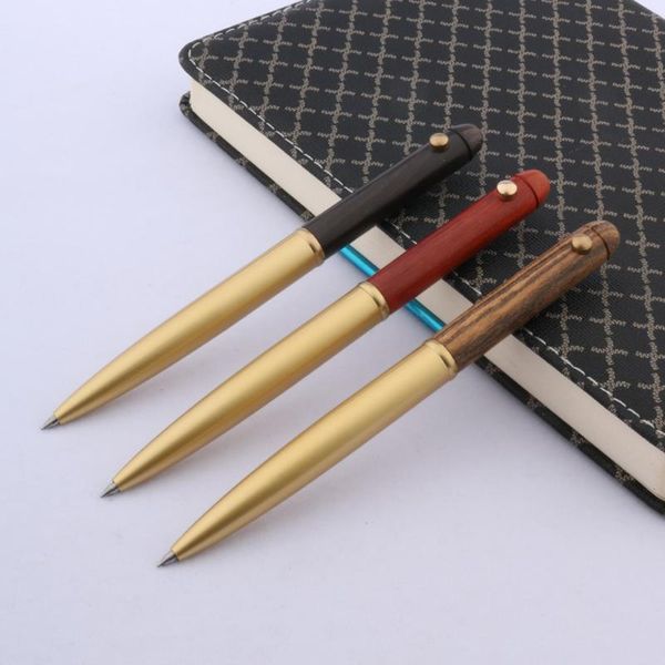 ballpoint pens chouxiongluwei wooden brass pen trim metal stationery student office school supplies, Blue;orange
ballpoint pens chouxiongluwei wooden brass pen trim metal stationery student office school supplies, Blue;orange