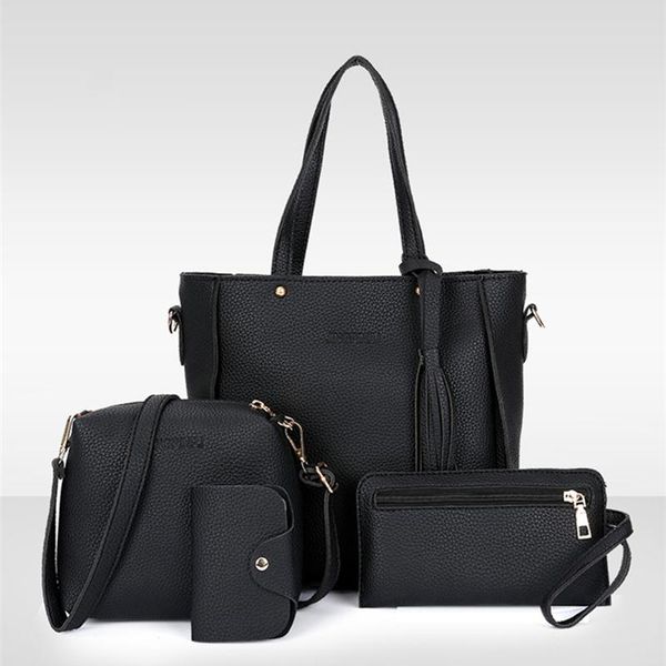 evening bags 4pcs/set composite handbags women pu leather crossbody shoulder bag ladies key chain female totes
evening bags 4pcs/set composite handbags women pu leather crossbody shoulder bag ladies key chain female totes