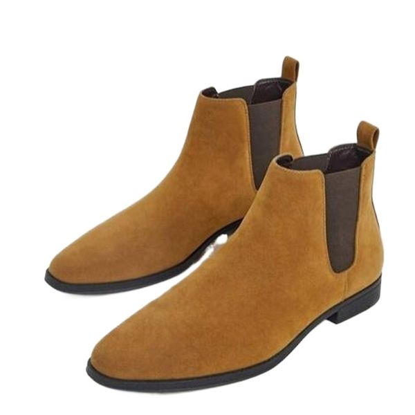 boots men fashion faux suede leather slip-on ankle boot pointed toe low heel platform shoe male casual classic chelsea tv814 em3n, Black
boots men fashion faux suede leather slip-on ankle boot pointed toe low heel platform shoe male casual classic chelsea tv814 em3n, Black