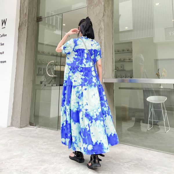 party dresses xitao plus size tide print pleated dress women clothes summer fashion stand collar short sleeve elegant zll5211 xxai, White;black
party dresses xitao plus size tide print pleated dress women clothes summer fashion stand collar short sleeve elegant zll5211 xxai, White;black