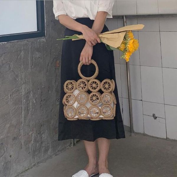 evening bags women beach woven straw tote bag hollow out circle pattern handle drawstring handbag summer travel vacation bohemian casual
evening bags women beach woven straw tote bag hollow out circle pattern handle drawstring handbag summer travel vacation bohemian casual