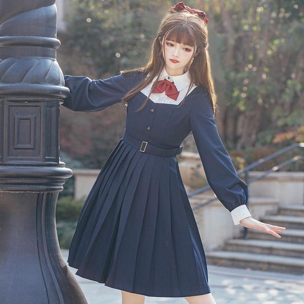 clothing sets a0065long sleeve japanese jk orthodox basic style tr lovely cute cyanosis students pleated skirt uniform dress, White
clothing sets a0065long sleeve japanese jk orthodox basic style tr lovely cute cyanosis students pleated skirt uniform dress, White