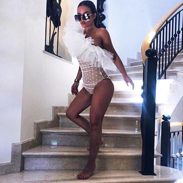 women's jumpsuits & rompers ruffle transparent white bodysuit women one shoulder mesh bodycon elegant party female overalls beach wear, Black;white
women's jumpsuits & rompers ruffle transparent white bodysuit women one shoulder mesh bodycon elegant party female overalls beach wear, Black;white