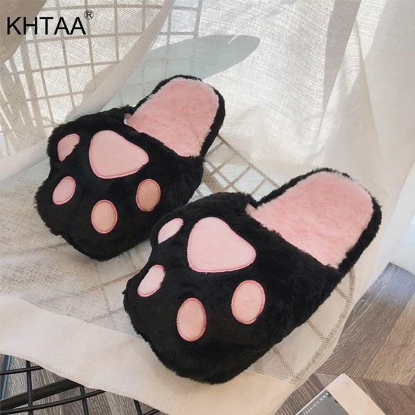 women winter home slippers flat soft cute claw casual woman short plush comfort female warm fashion slip on furry shoes, Black
women winter home slippers flat soft cute claw casual woman short plush comfort female warm fashion slip on furry shoes, Black