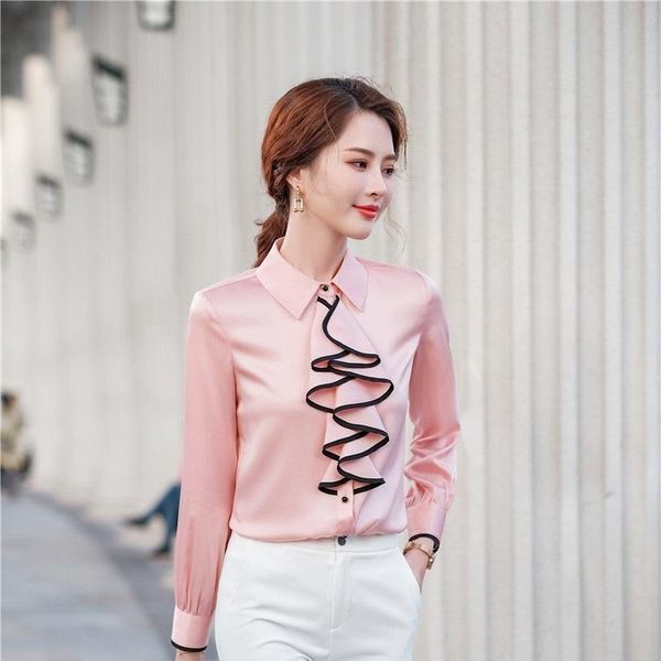 elegant pink fabric blouses shirts long sleeve formal ol styles plus size 5xl women business work wear blouse women's &, White
elegant pink fabric blouses shirts long sleeve formal ol styles plus size 5xl women business work wear blouse women's &, White