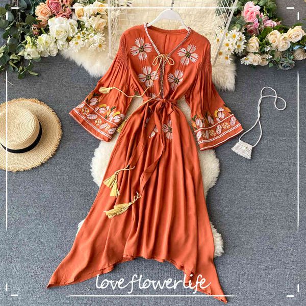 bohemian flroal vrouwen jurk lente zomer a-lijn strand stijl vestidos lace up v-hals lange jurken retro 210521, Black;gray
bohemian flroal vrouwen jurk lente zomer a-lijn strand stijl vestidos lace up v-hals lange jurken retro 210521, Black;gray