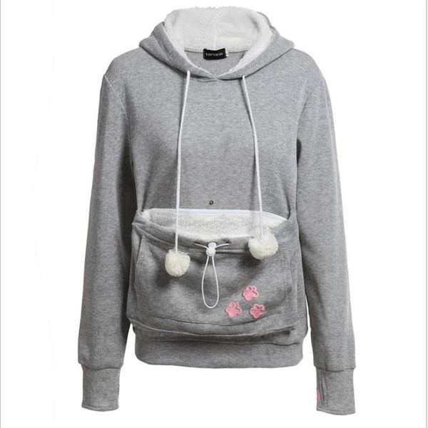 women's hoodies & sweatshirts cat lovers with cuddle pouch dog pet for casual kangaroo pullovers ears sweatshirt xl drop, Black
women's hoodies & sweatshirts cat lovers with cuddle pouch dog pet for casual kangaroo pullovers ears sweatshirt xl drop, Black