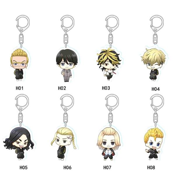 keychains tokyo revengers acrylic keychain anime character mikey draken chifuyu pendant keyring jewelry gifts, Silver
keychains tokyo revengers acrylic keychain anime character mikey draken chifuyu pendant keyring jewelry gifts, Silver