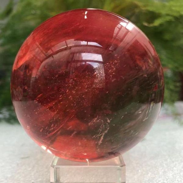 decorative objects & figurines beautiful red clear smelt quartz crystal sphere ball healing 1pc 5-6cm
decorative objects & figurines beautiful red clear smelt quartz crystal sphere ball healing 1pc 5-6cm