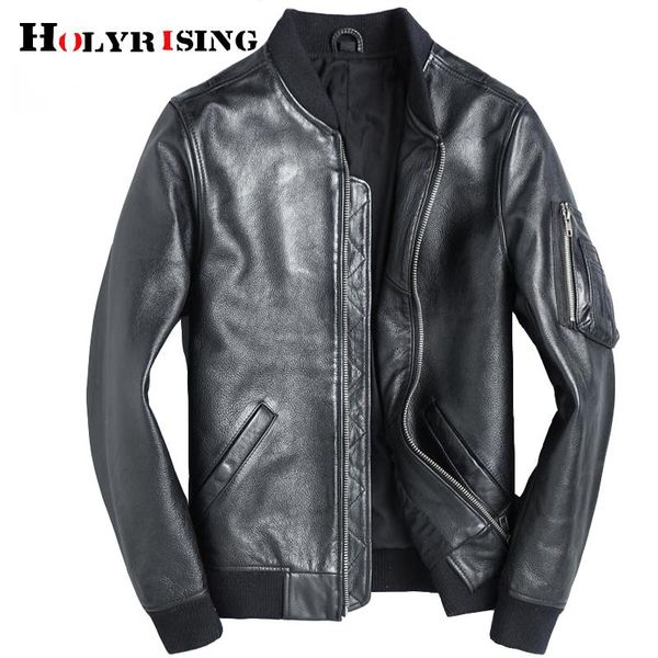 men's leather & faux motorcycle jacket men cowhide genuine male slim fit vintage locomotive clothing biker coat 19019, Black
men's leather & faux motorcycle jacket men cowhide genuine male slim fit vintage locomotive clothing biker coat 19019, Black