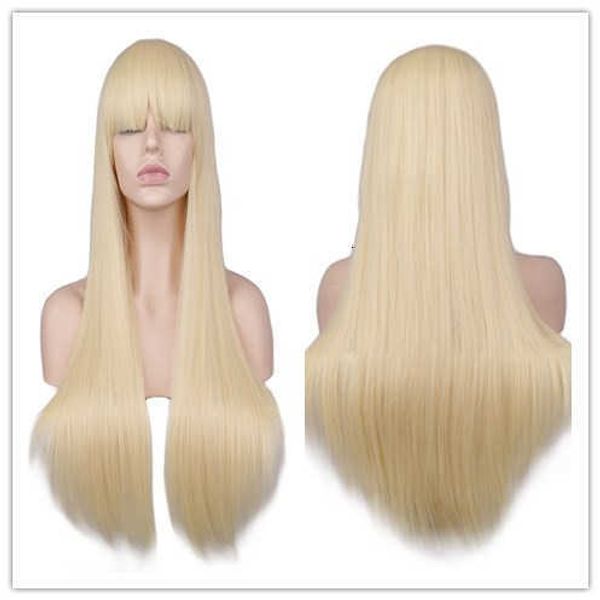golden super long straight bangs high temperature silk wig fashion ffy fake delivery, Black
golden super long straight bangs high temperature silk wig fashion ffy fake delivery, Black