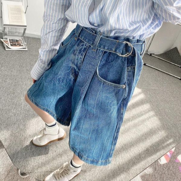 men's retro blue belt wide-leg denim harem casual pants male beach shorts loose washed tide fashion jeans, White;black
men's retro blue belt wide-leg denim harem casual pants male beach shorts loose washed tide fashion jeans, White;black