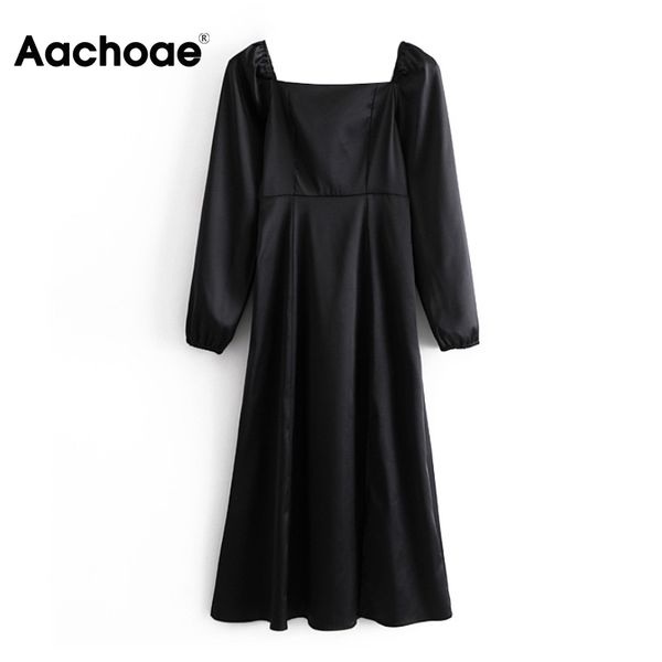 elegant a line black party women square collar split dress long sleeve chic midi dresses vestidos 210413, Black;gray
elegant a line black party women square collar split dress long sleeve chic midi dresses vestidos 210413, Black;gray