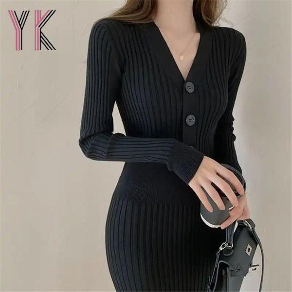 casual dresses button elastic slim sheath dress elegant office lady party vestidos korean wild spring autumn vintage tunics prom sukienk, Black;gray
casual dresses button elastic slim sheath dress elegant office lady party vestidos korean wild spring autumn vintage tunics prom sukienk, Black;gray