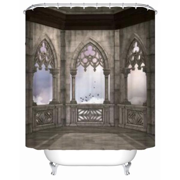 shower curtains gothic decor curtain medieval stone balcony with curvings graphic design fabric bathroom hooks
shower curtains gothic decor curtain medieval stone balcony with curvings graphic design fabric bathroom hooks